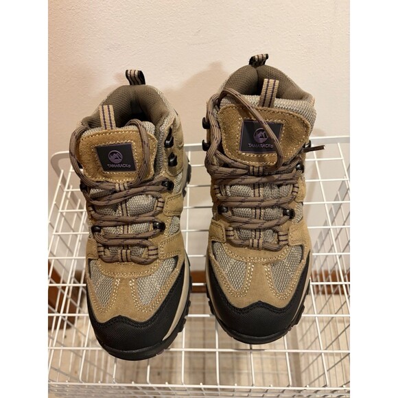 Tamarack Mt. Shasta Waterproof Mid Hiking Boots Tan & Black Women’s Size 6M New - Picture 2 of 10